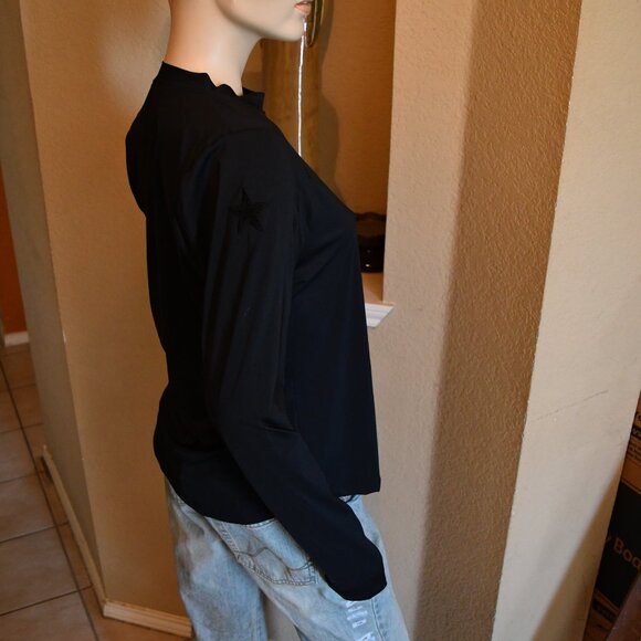 Women's Nike Dallas Cowbo Long Sleeve Pull over black Top Size Med - Lg NWT - Picture 9 of 16